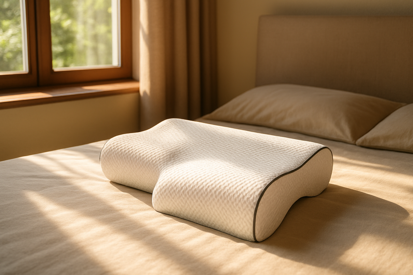 Almohada Ergonómica para Parejas con Espuma Viscoelástica – Brazo Derecho