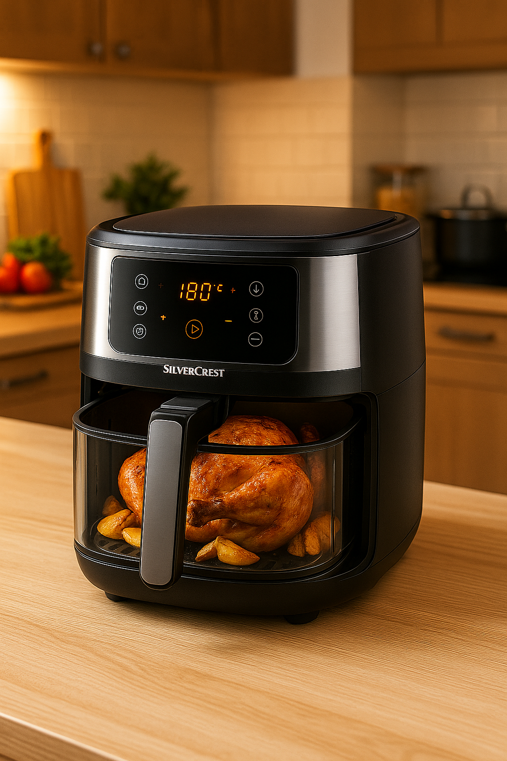 Freidora de Aire Silver Crest 8L | Potencia 2400W