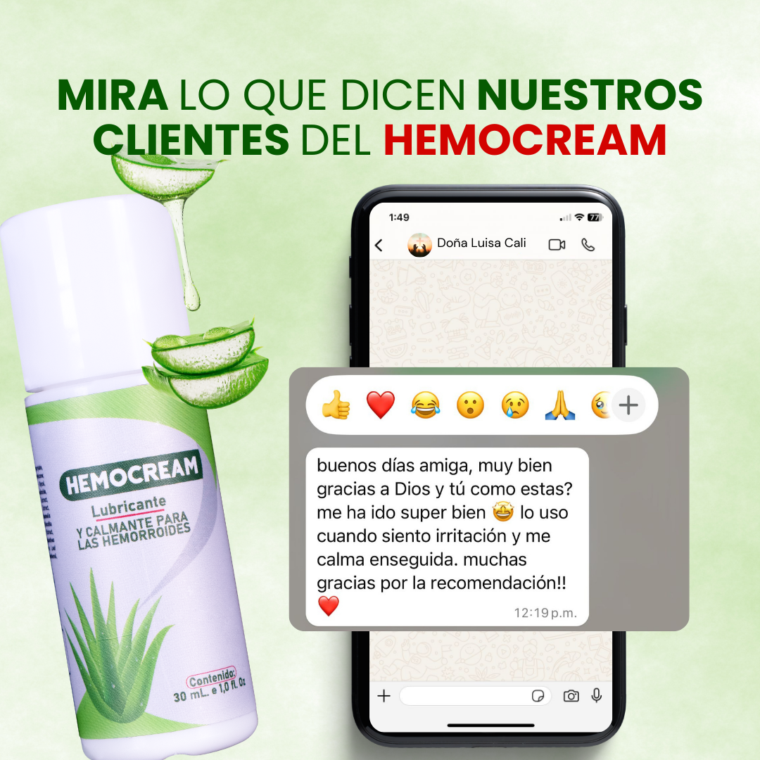 Hemocream: Crema Antihemorroides
