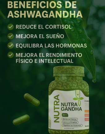 Ashago™ – Ashwagandha 100% Natural (60 cáps.)