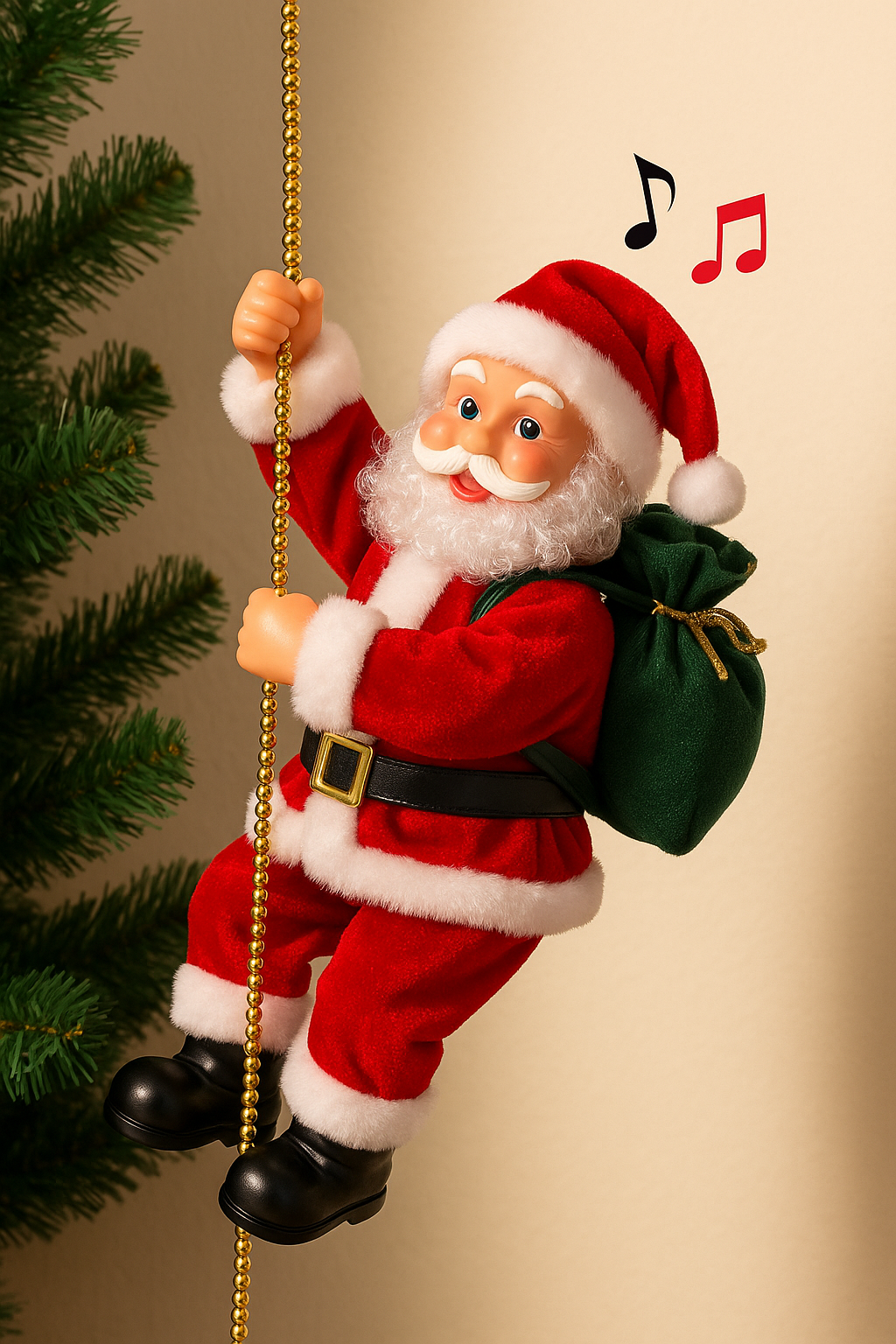 Santa Claus Escalador con Música