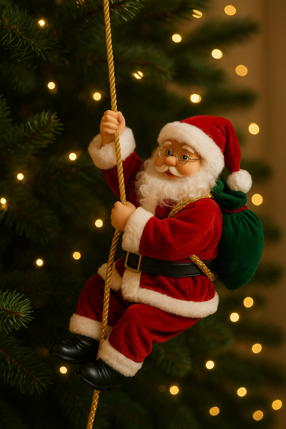 Santa Claus Escalador con Música