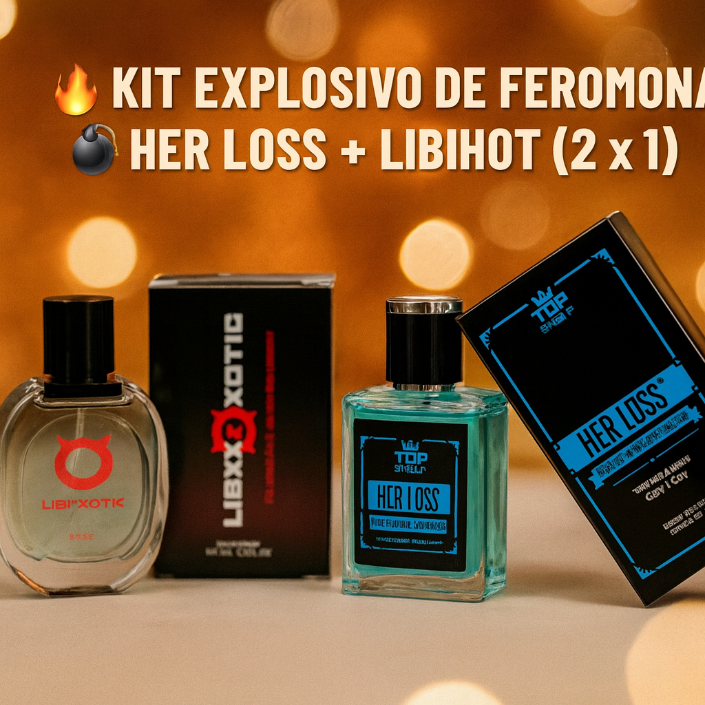 🔥✨ KIT EXPLOSIVO DE FEROMONAS HER LOSS + LIBIHOT (2 x 1) ✨🔥