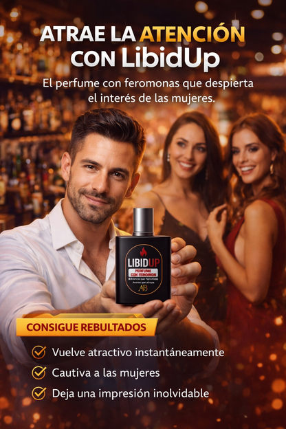 LIBIDUP Perfume con Feromonas para Hombres