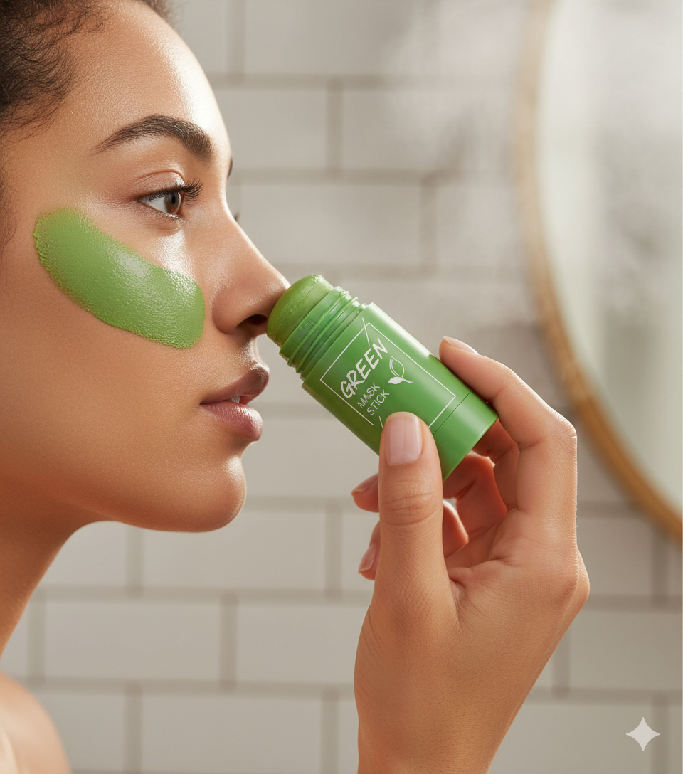 Mascarilla de té verde de limpieza profunda