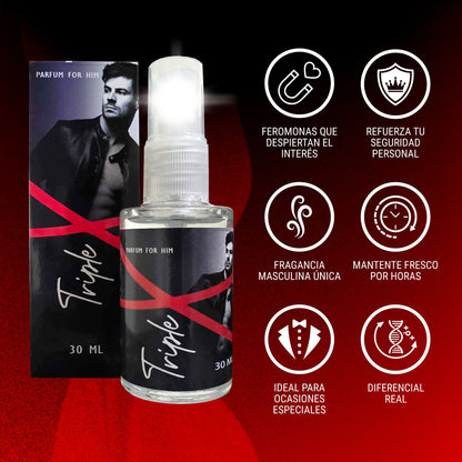 TripleX - Perfume Feromonas para Hombres