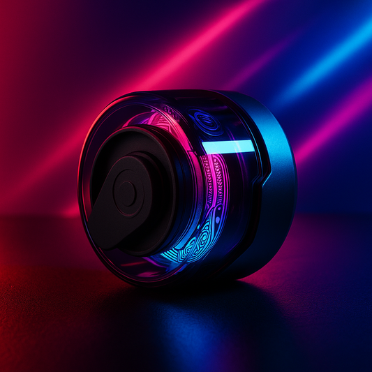Bocina Magnética con Luces LED – Recargable y Bluetooth